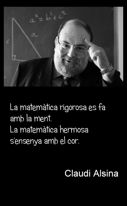 RosaSensat's tweet photo. Des de l’Associació de Mestres Rosa Sensat lamentem profundament la mort del mestre de mestres Claudi Alsina, referent de l’ensenyament de les matemàtiques al nostre país. El nostre condol a la seva dona Carme i a tota la família. Descansi en pau. 
Foto: @Feemcat https://t.co/aym3kDVtKA