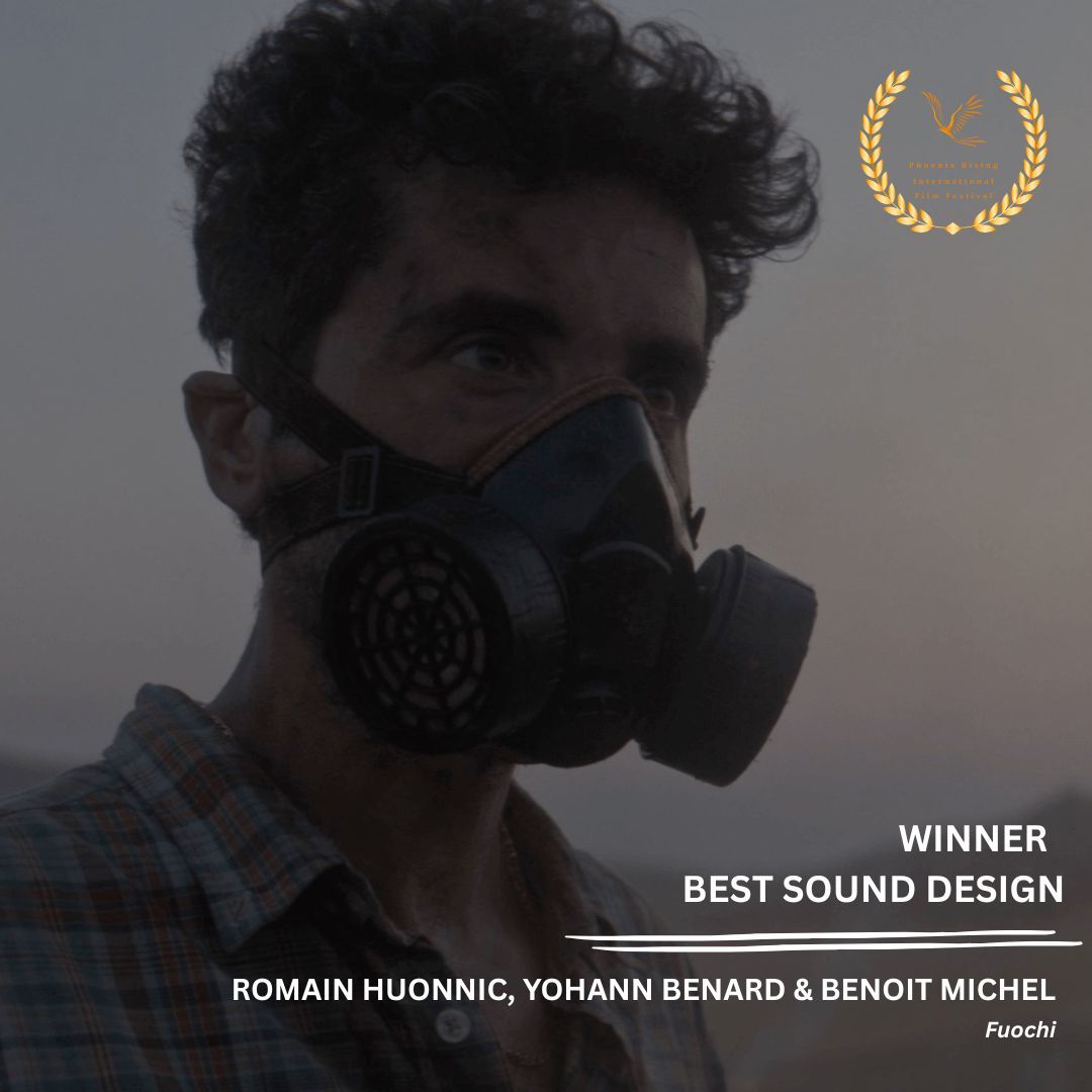 🏆 And the winners for Best Sound Design are... Romain Huonnic, Yohann Benard and Benoit Michel 🔊 For crafting a world we could hear, feel, and believe in. #PRIFFUK2025 #FilmFestival #IndependentFilm #PRIFFWinners