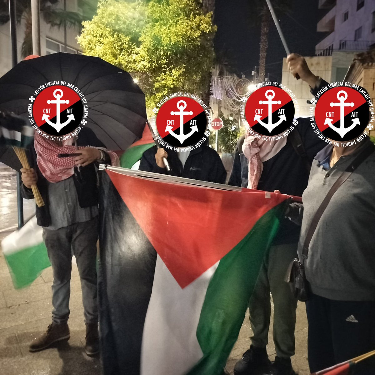 Apoyando y actuando dentro de la Plataforma de Palestina con Huelva, en el festival de Cine