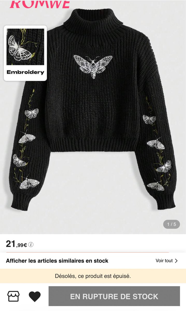 J’ai eu le malheur de faire une recherche avec le V-word sur Vinted quand je suis tombée sur un pull que j’ai acheté il y a quelques années sur S****.. y’a vraiment des gens sans scrupule ça me fume