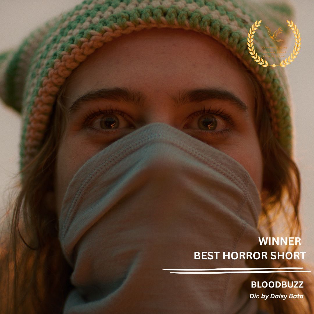 🏆 And the winner for Best Horror Short is... Bloodbuzz🔪 For chilling atmosphere, sharp tension, and unforgettable terror. #PRIFFUK2025 #FilmFestival #IndependentFilm #PRIFFWinners
