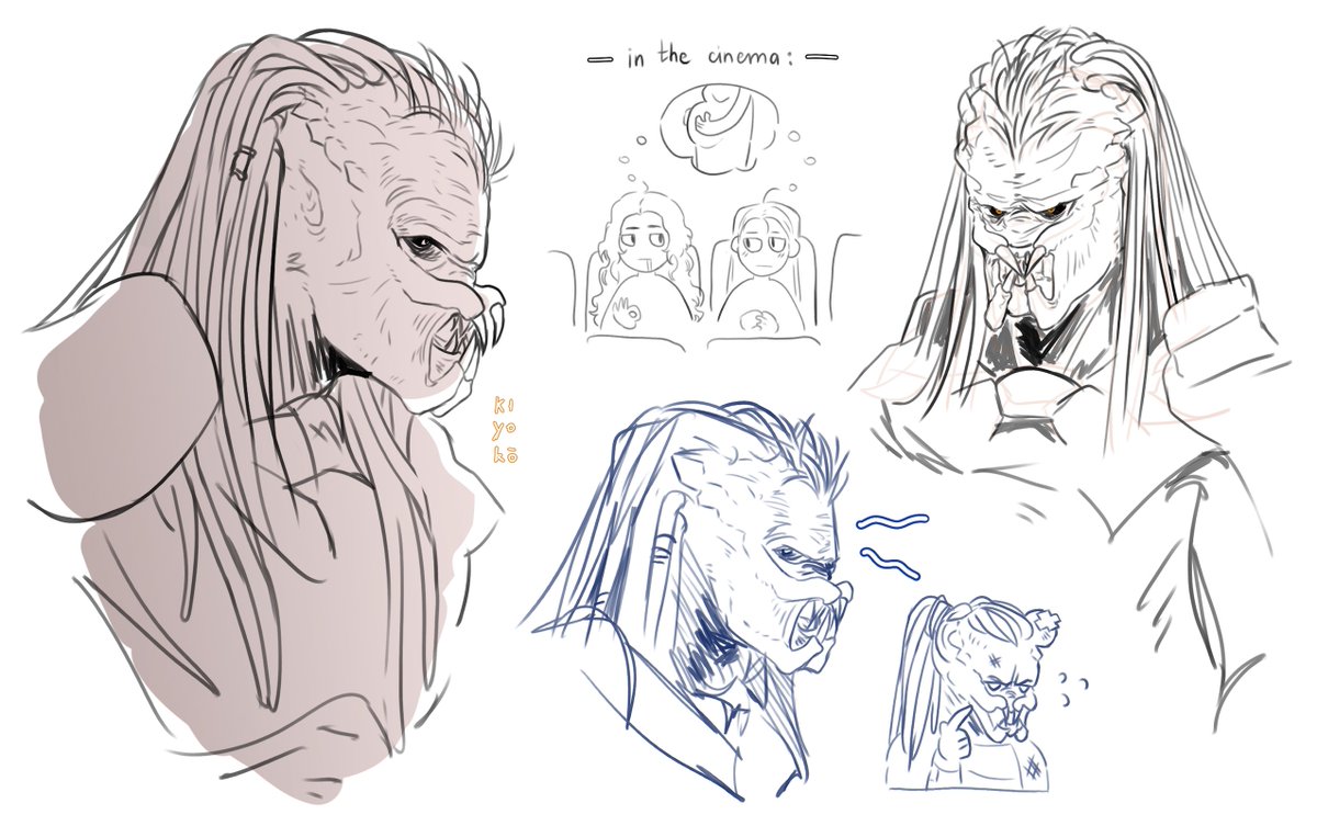 k1kiyoko1's tweet image. kwei appreciation post #predatorbadlands #predator #yautja