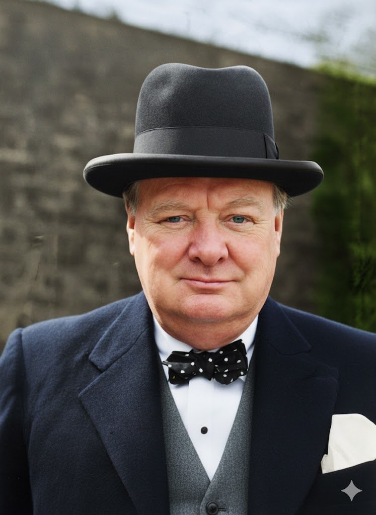 netadror's tweet image. עוד משהו שהמודל של גוגל טוב בו זה לצבוע תמונות ישנות. פעם היו משלמים המון כסף בשביל זה, היום זה לוקח 3 שניות. אין פה פרומפט מסובך פשוט אמרתי לו 
Can you color this image? 
הנה צ׳רצ׳יל: