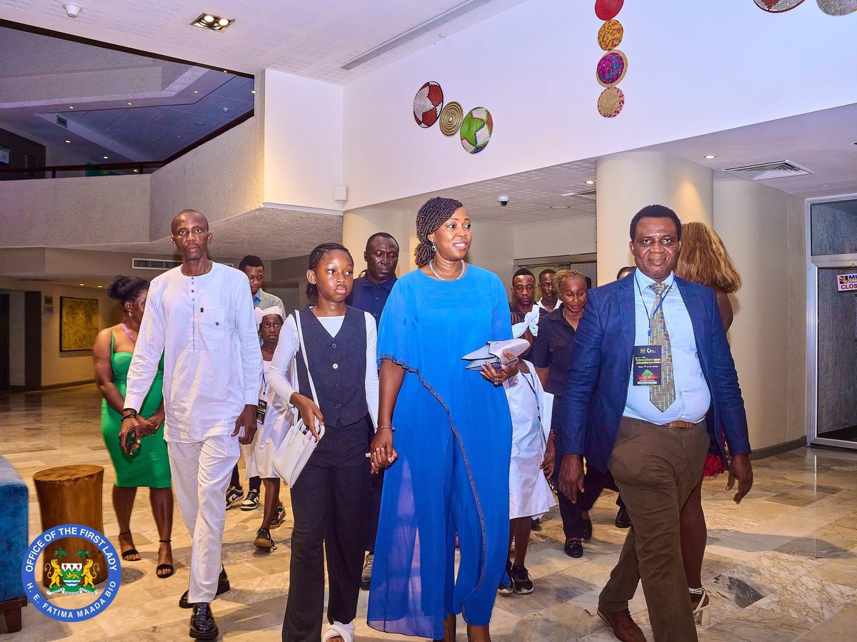 FirstLadyBio's tweet image. I had the honor of attending the 9th Edition of the National Climate &amp;amp; Environmental Cares Awards, held under the theme “We Are the Solutions.&quot; As First Lady of Sierra Leone and President of OAFLAD, I washonoredd to receive an award in recognition of my efforts in climate…