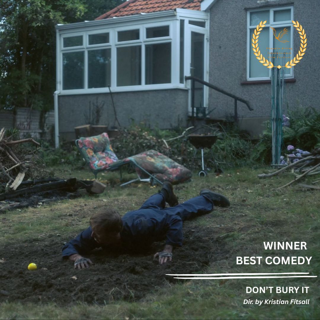 🏆 And the winner for Best Comedy Short is... Don't Bury It 😂 For humour with heart, wit, and impeccable timing. #PRIFFUK2025 #FilmFestival #IndependentFilm #PRIFFWinners