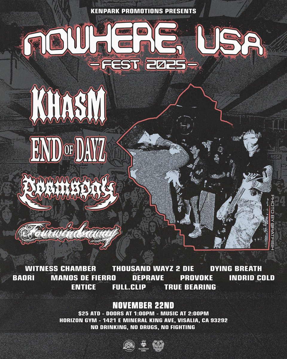 NOWHERE FEST WEEKEND STARTS FRIDAY