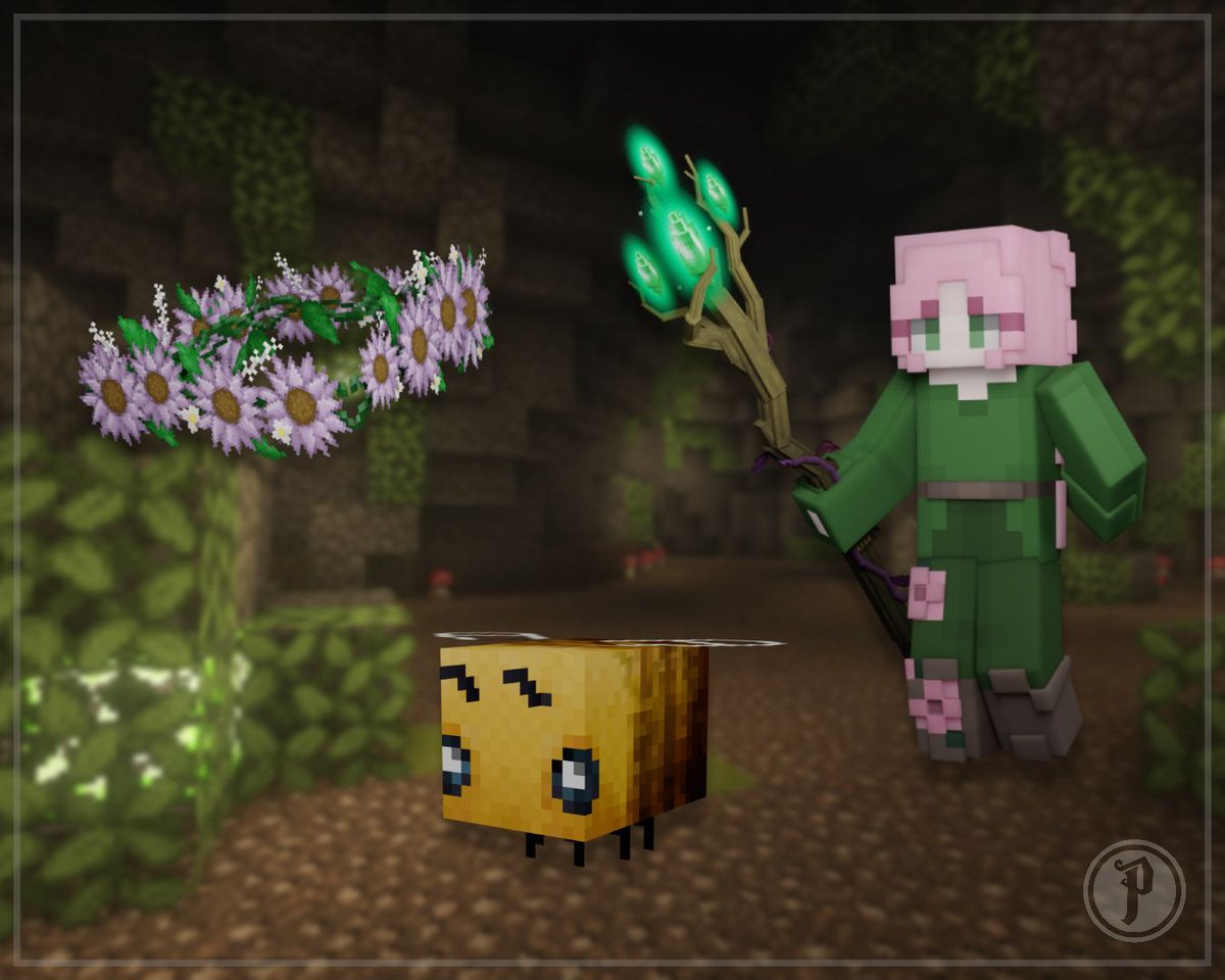 PotterworldMC's tweet photo. 🐝 | Enjoy the beauty of 1.18 with the brand-new Wings &amp; Wildflowers Store Releases! This includes the Pet Bee, Peony Flower Crown, amethyst-themed items, and much more! 🍯 ✨ 

#minecraft #magic #fantasy #gaming #videogames #gamer #shopping #style #newupdate #gameupdate https://t.co/TJ8aD4JaTy