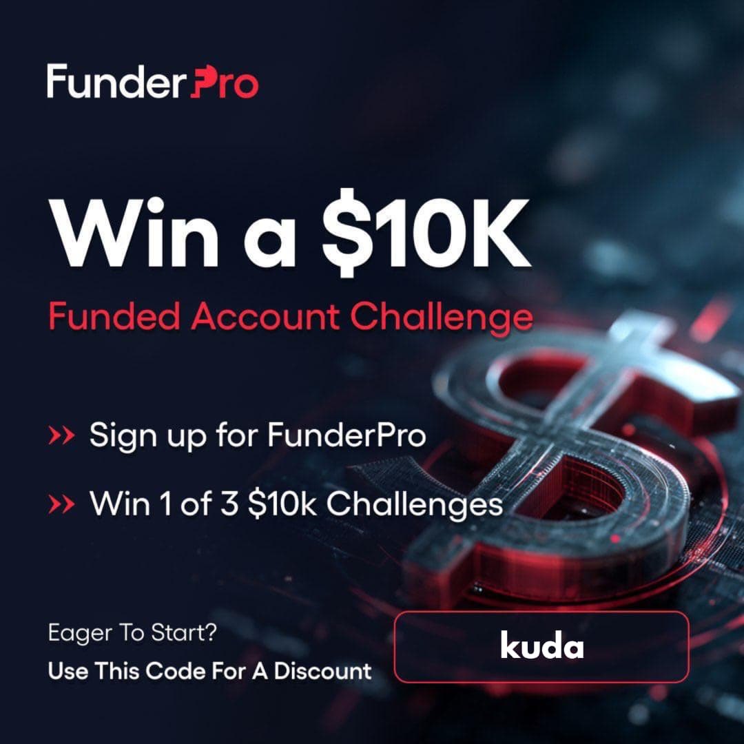 🏆 3 × $10k FunderPro Challenges 3 winners, one challenge each

Follow
@Funderpro
<a href="/yousseifgalal/">Youssef Galal</a> 
<a href="/Zaksfx12/">Zaksfx</a> 
<a href="/inuson_xx/">𝐼nuson_xx</a> 

Sign up with the link &amp; turn on Marketing Notifications
funderpro.cxclick.com/visit/?bta=421…

Like,repost and tag 3 friends

Winners will be selected randomly by FunderPro