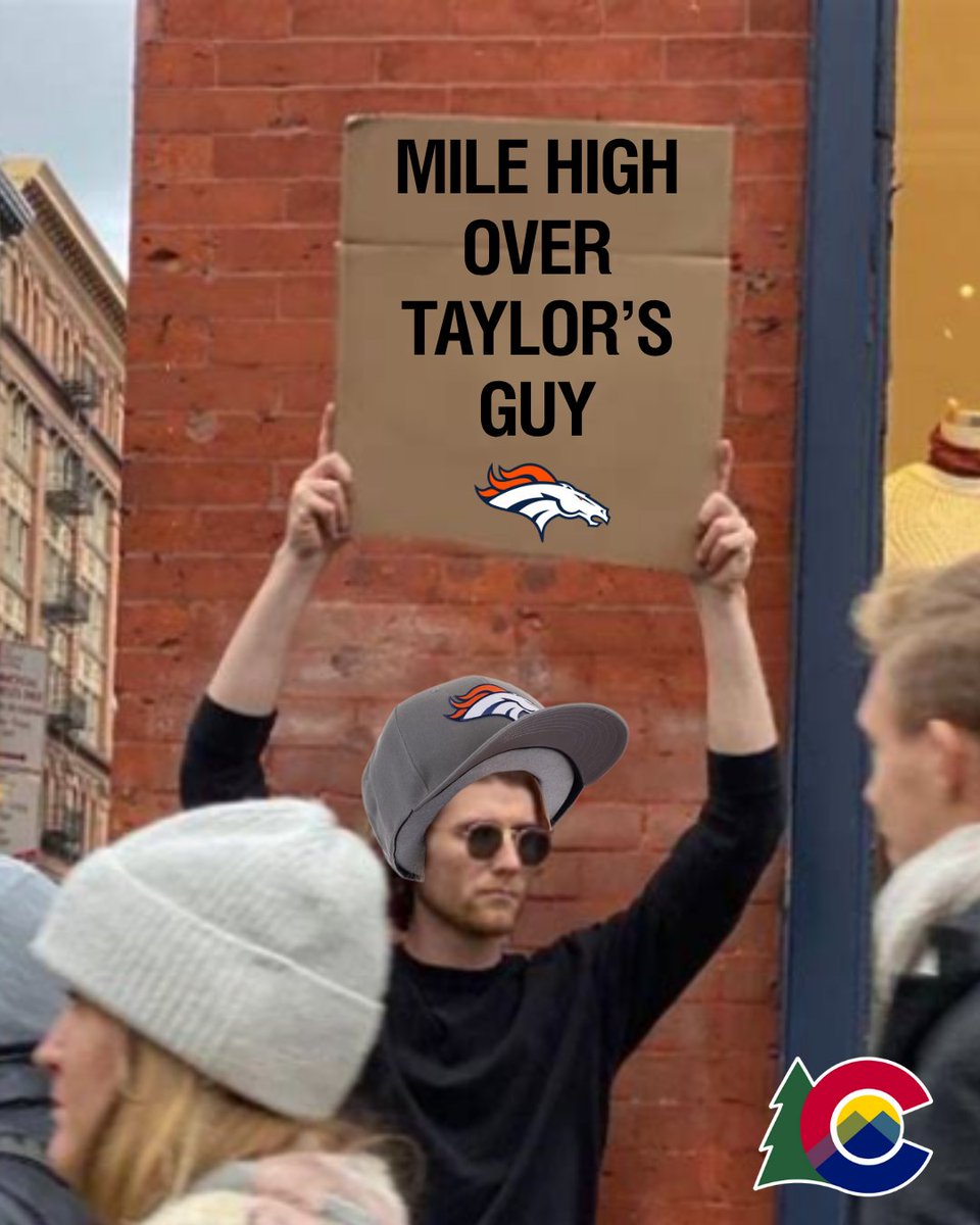 GovofCO's tweet image. I&apos;m sorry, Taylor, but I have to cheer for our @Broncos.