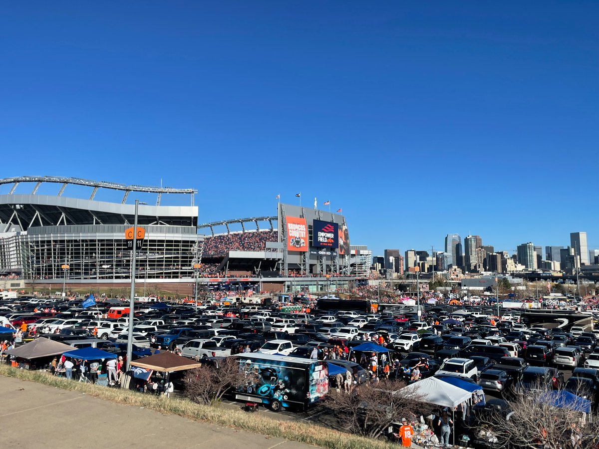 We have arrived at Mile High or Empower Field whatever. Let’s Go Chiefs!!!  <a href="/Chiefs/">Kansas City Chiefs</a>