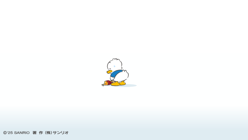 ペックル「 ……！」
#ペックル #はぴだんぶい