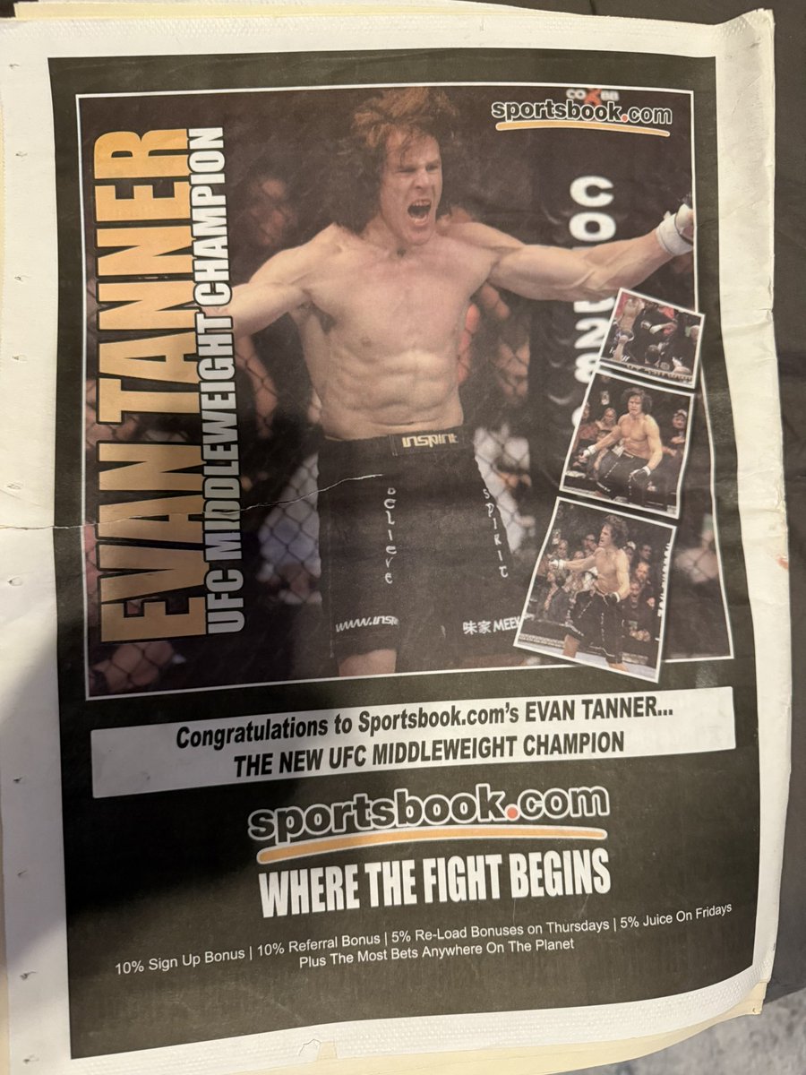 Just found this 2003 print copy of Fightsport "MMA and Gambling"  and a 2005 FCF in my garage. <a href="/fightoracle/">FightOracle ™🇺🇸 ₿</a> <a href="/Fight_Ghost/">Fight Ghost</a>