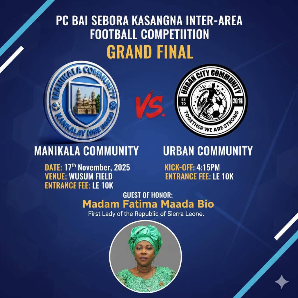 FirstLadyBio's tweet image. Join Us as we Celebrate November 18th World Day In Makeni.