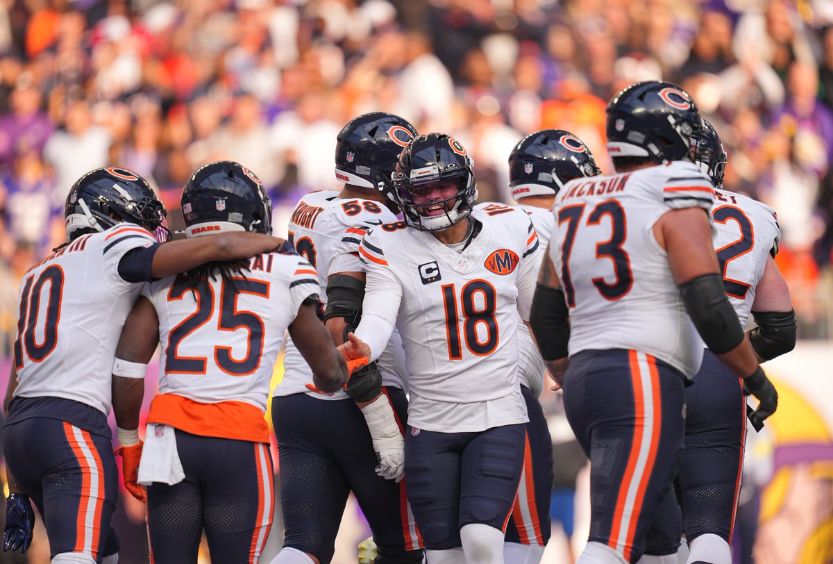 The Chicago Bears are 7-3 and currently in first place in the NFC North