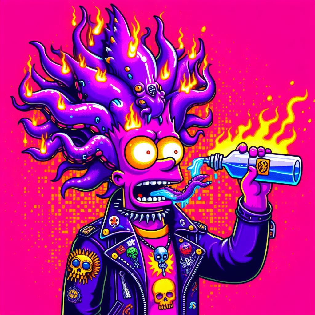 🚨 LIMITED NFT DROP — Simpsons Relife (Acid Mosaic Edition) 🚨

If you’re looking for a truly unique NFT to add to your collection, THIS is it.
My new SimpsonRelife series transforms an iconic character into explosive acid-color mosaic art — fully original, hand-made, and