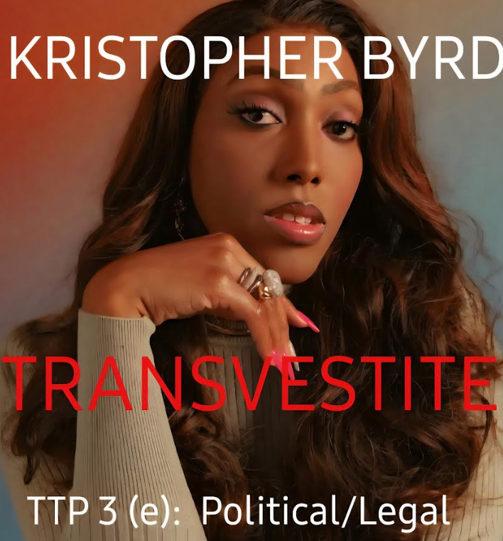 Psychgirl211's tweet photo. #RealNameDay
#RealNaming
#Fauxname
KRISTOPHER BYRD
Fauxname: 'Giselle' Byrd
Country: USA
TTP Category 3 (e): Political/Legal