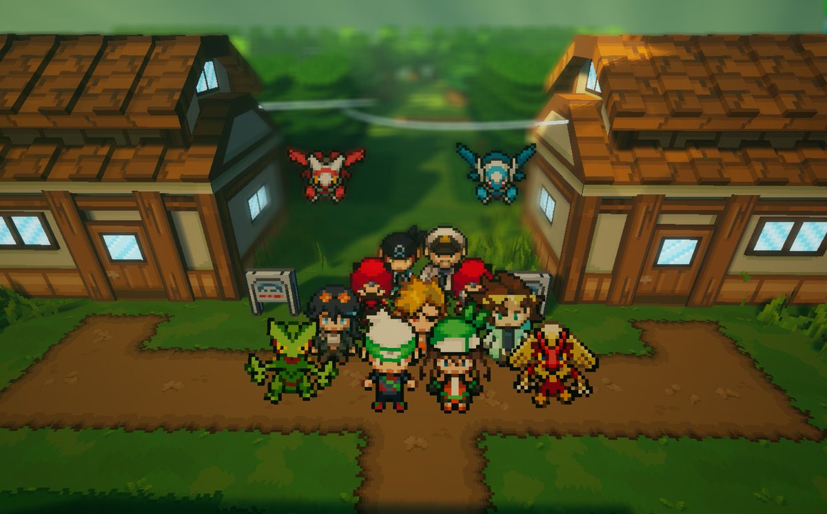 UndreamedPanic's tweet image. Have you guys beaten Gamma Emerald? What was your team?

Share your fave parts of the demo! I wanna know