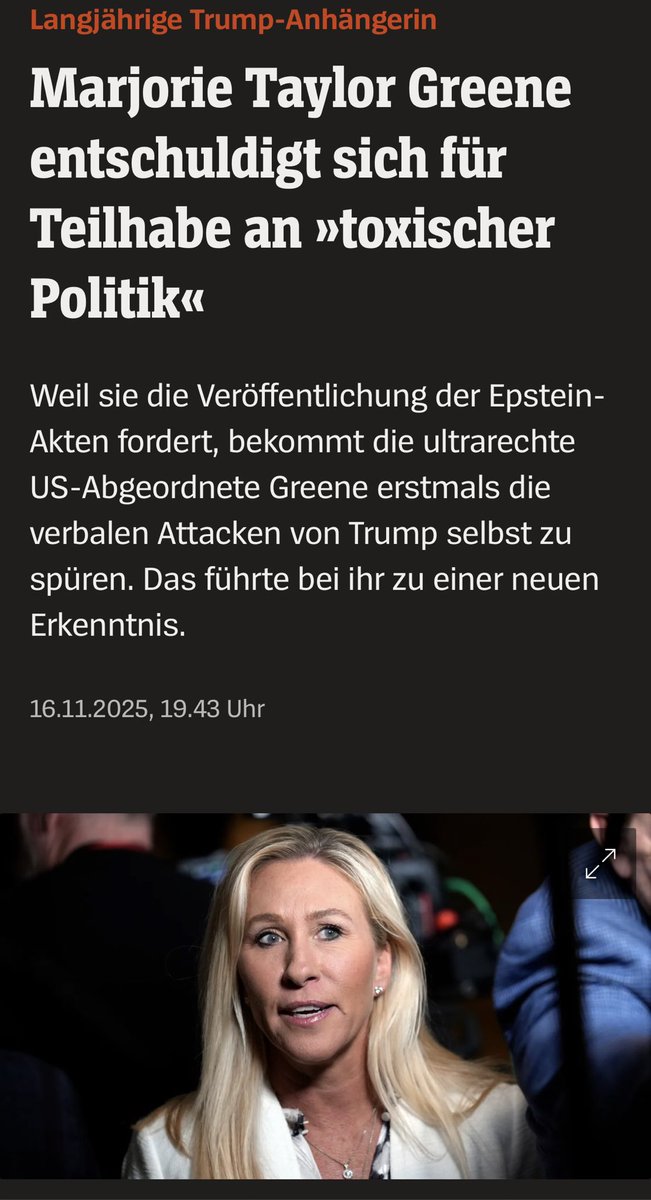 Hat jemand Nancy Pelosi schon die Tränenvase gereicht?
Bei all diesem Aua möchte sie sicher vorbereitet sein –
schließlich ist sie ja nur knapp einer Hinrichtung entgangen.
Nur einer von MTGs sanftmütigen Vorschlägen.