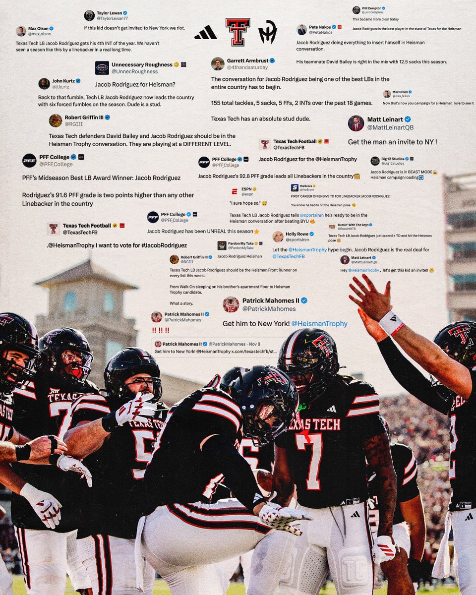 The best  ̶d̶e̶f̶e̶n̶s̶i̶v̶e̶ player in college football.

<a href="/Jacob_R_10/">Jacob Rodriguez 🌵</a> | <a href="/HeismanTrophy/">The Heisman Trophy</a>