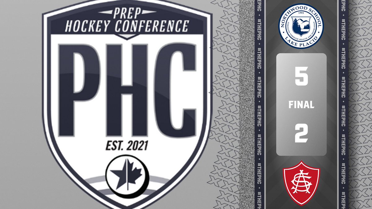 Final from La Brier Family Arena. <a href="/NWS_hockey/">Northwood Hockey</a> takes it 5-2 over <a href="/sachockey1899/">St. Andrew’s College Hockey</a> #thePHC
Box Score: gamesheetstats.com/seasons/10610/…