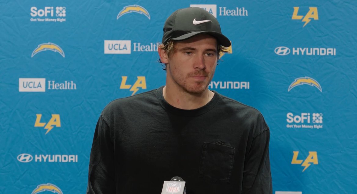 alexinsdorf99's tweet image. Chargers QB Justin Herbert: "I have to play better. It's not good enough for this team."