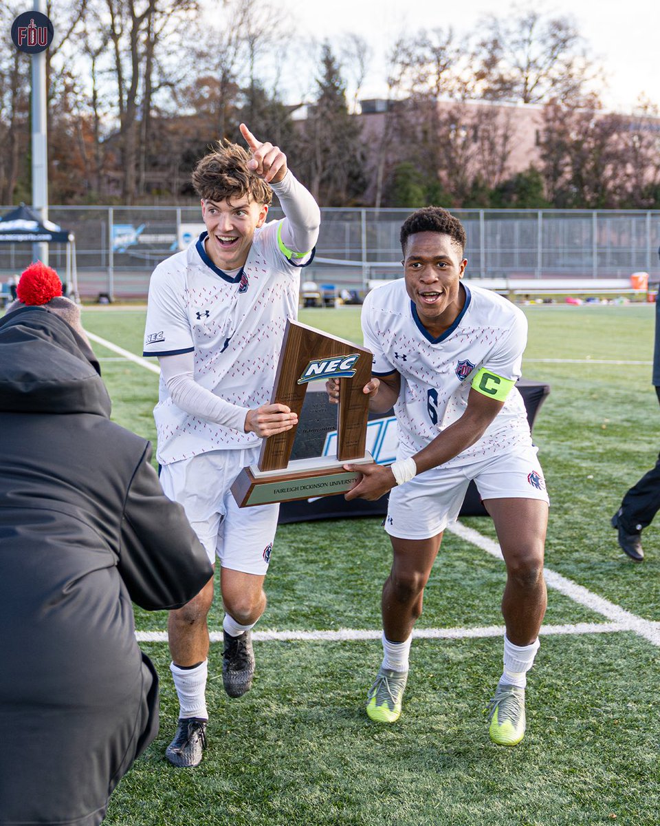 FDUKnightsMSOC's tweet image. did someone say NEC CHAMPS?!

#uKNIGHTED | @necmsoccer