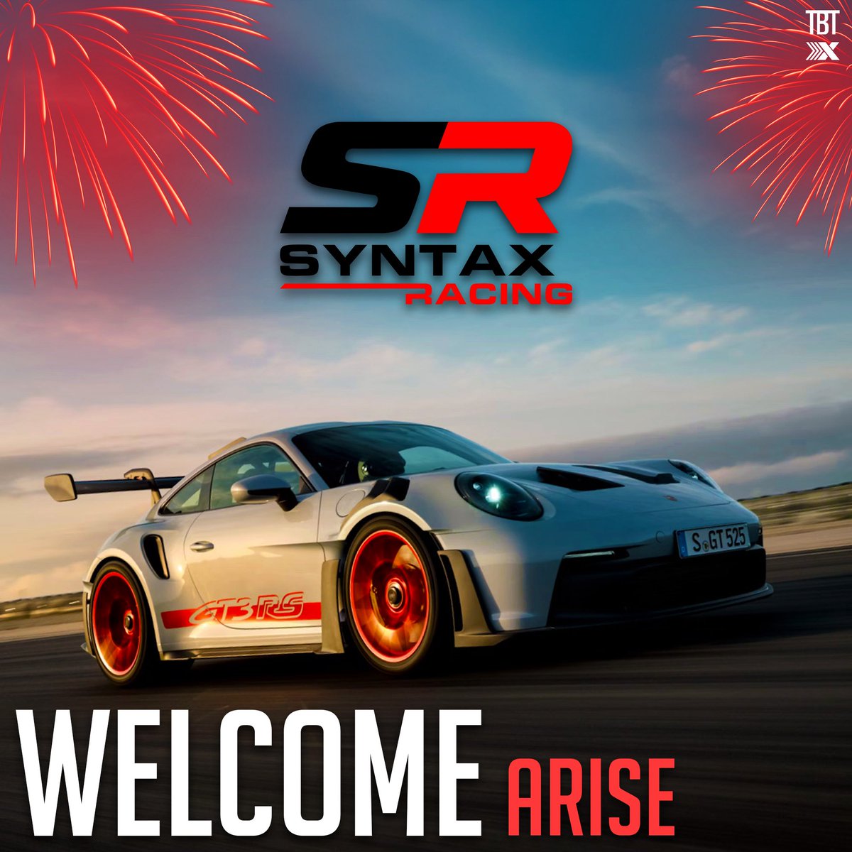 TeamSyntaxOffi's tweet image. Let&apos;s welcome ARISE as a new main driver for Syntax Racing