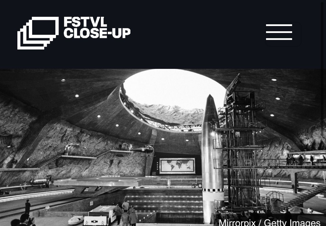 Ciné-conférence : Les décors de James Bond - Architecture, modernité et destruction <a href="/Citedelarchi/">Cité de l'archi</a> 
🕰️ 23 nov / 14.30
↪️festivalcloseup.com/fr/programmati…