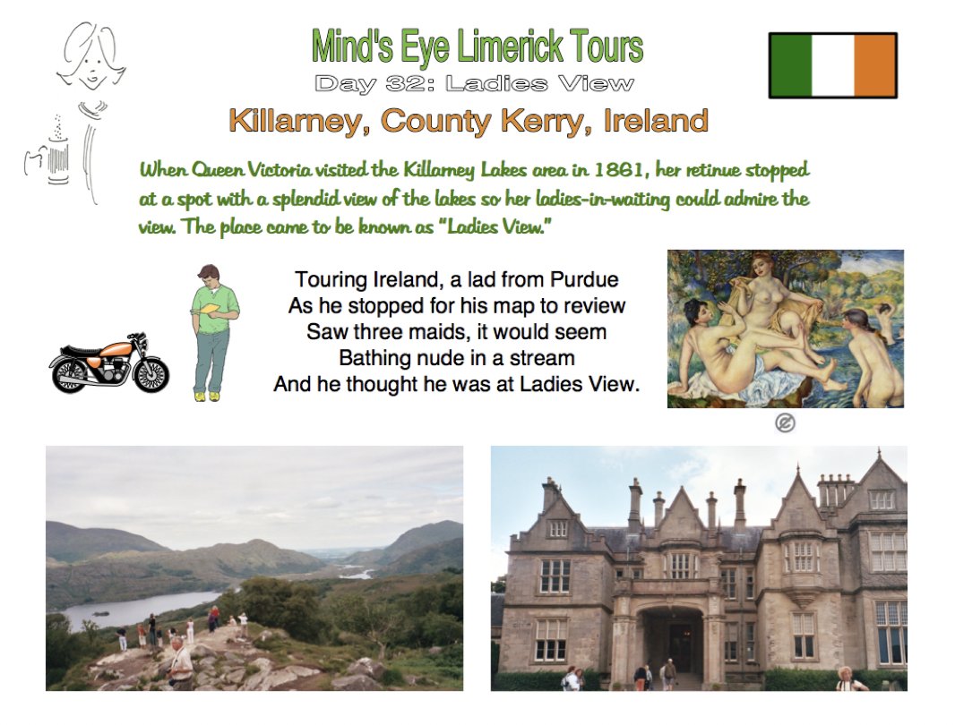 tom_mindseye's tweet photo. #Limerick #entertainment #humor #LadiesView #Killarney #Kerry #QueenVictoria https://t.co/BHx2YmzA28 https://t.co/z0K3fw6zsN