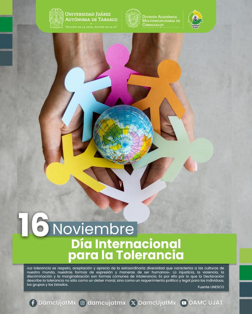 ❗️Hoy es el Día Internacional para  la tolerancia❗️la diversidad nos une, escuchar y respetar a los demás es la base para convivir en paz. 🌈
En nuestras aulas, construimos espacios donde todas y todos pueden expresarse, ser escuchados y aprender con empatía. 🤝 🙋🏻‍♀️🙋🏽‍♂️