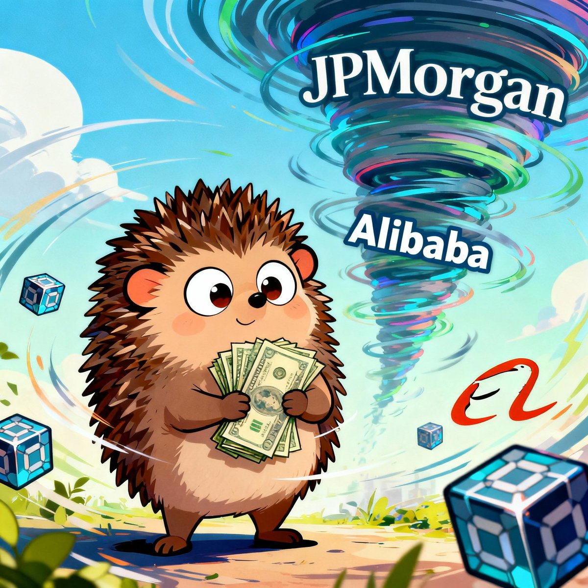Alibaba x JPMorgan just launched “tokenized payments”  aka

 “we’re using blockchain but telling regulators it’s not really blockchain.”

Honestly? Peak based energy. 🧠⚡🚀