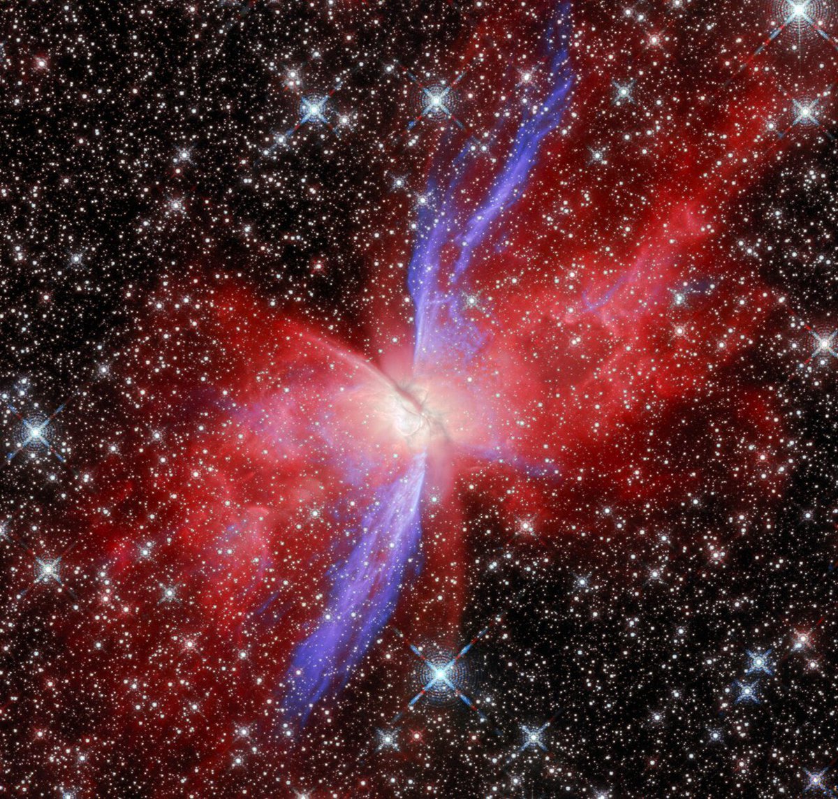 NightSkyToday's tweet photo. Cosmic Butterfly 🦋 https://t.co/uQ2duqRI1r