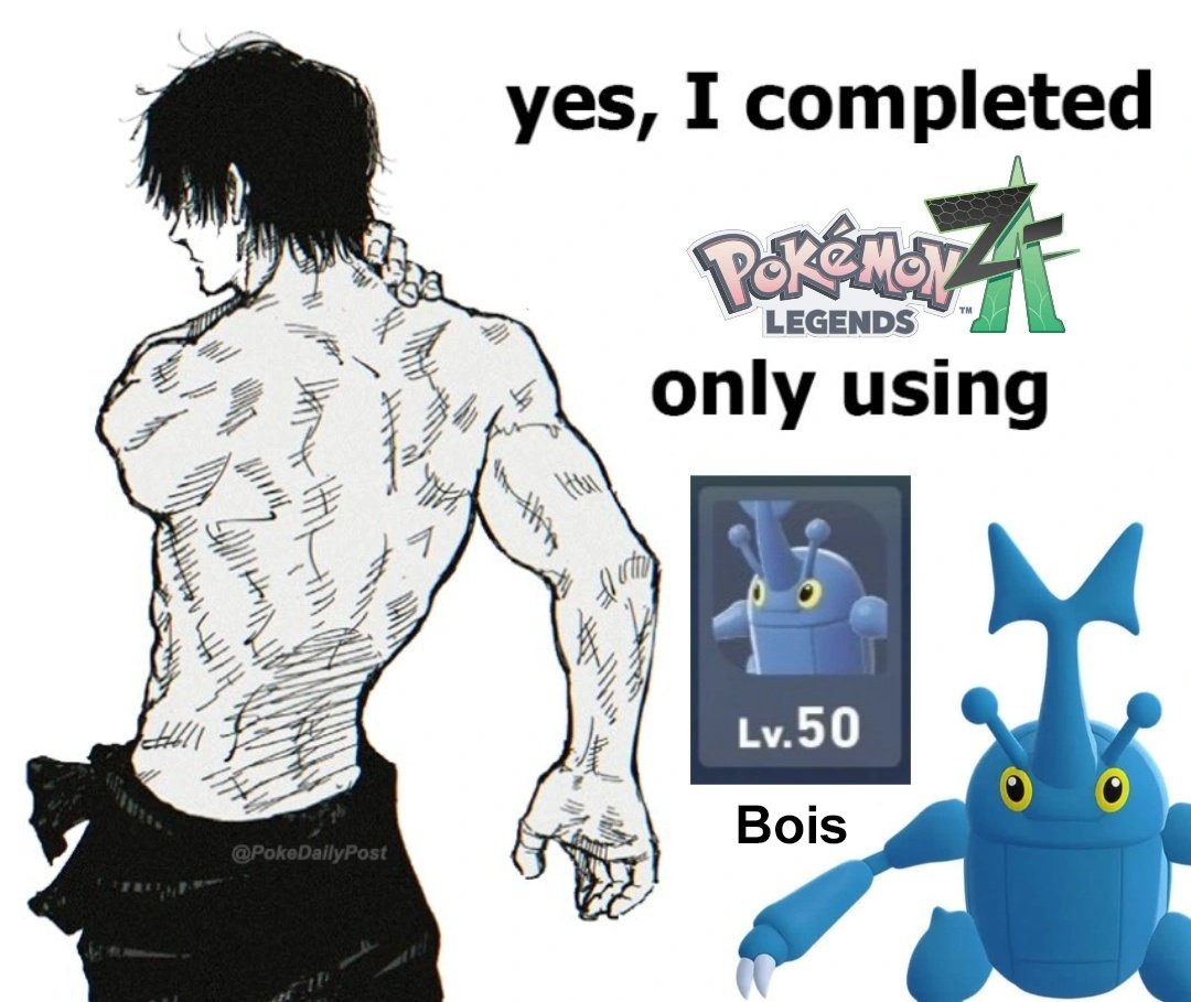 PokeDailyPost's tweet image. For english speaker Gaston is the name of Bois the Heracross in spanish here is the Bois version of the meme