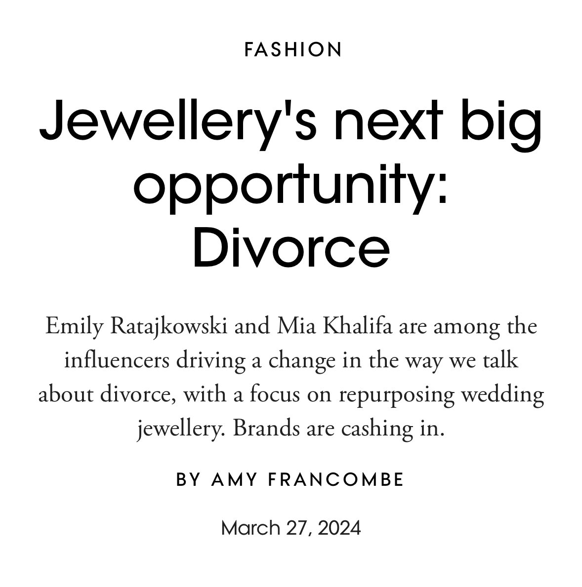 두 잡지 모두 여성의 높은 지위가 어떤 것인지를 잘 보여주는 보그(Vogue)에서 발췌했습니다. 기껏해야 대다수 여성에게 연애와 결혼은 중립적인 개념일 뿐입니다.