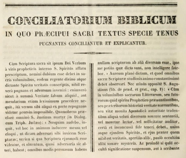 RomanoSace57080's tweet image. In Migne&apos;s multi-volume &quot;Cursus Scripturae Sacrae&quot; there is a treatise by Fr. Claude Frassen OFM (a famous Scotist, to whom we owe the precious work &quot;Scotus Academicus&quot;) on &quot;contradictory passages in the Bible&quot;:

archive.org/details/script…
