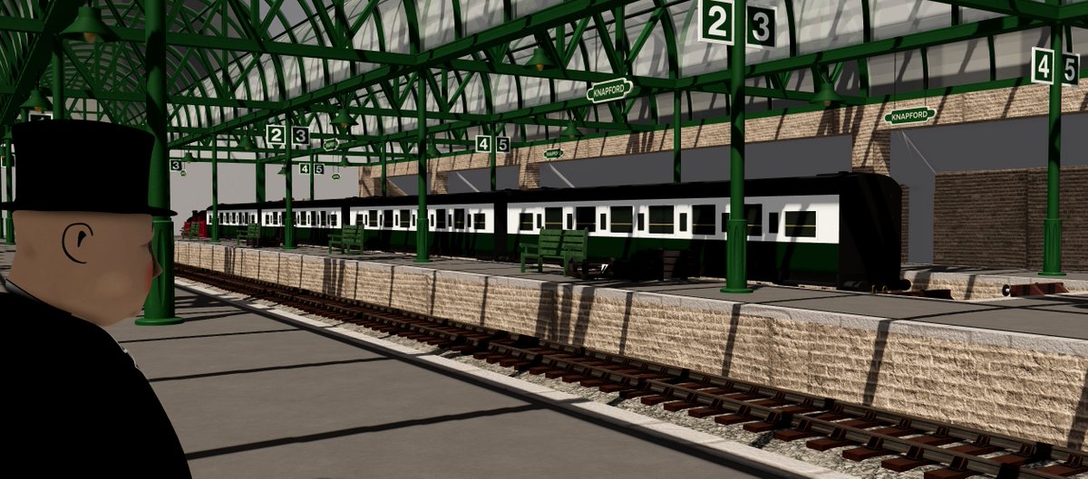 Another one of the bigger assets I've been working on is Knapford! My friend Tardis and I have been working on this station, making it a bit of a kitbash of the model series and Concept art.