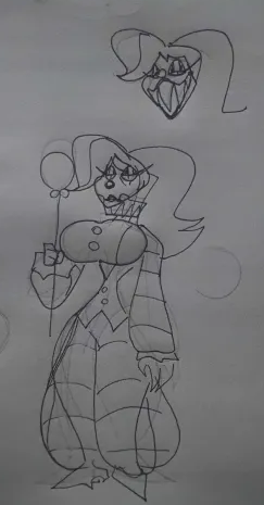 JohnDrawFatties's tweet photo. Making a clown girl but im not getting satisfied with the design that im coming with

I want to make her sexy, but not fat, but fat would be cool, dik if i do skin tight pants or baggy clothes

I want to make one so much but im tired, i guess i will just give up on this https://t.co/RuIb2FaPuU