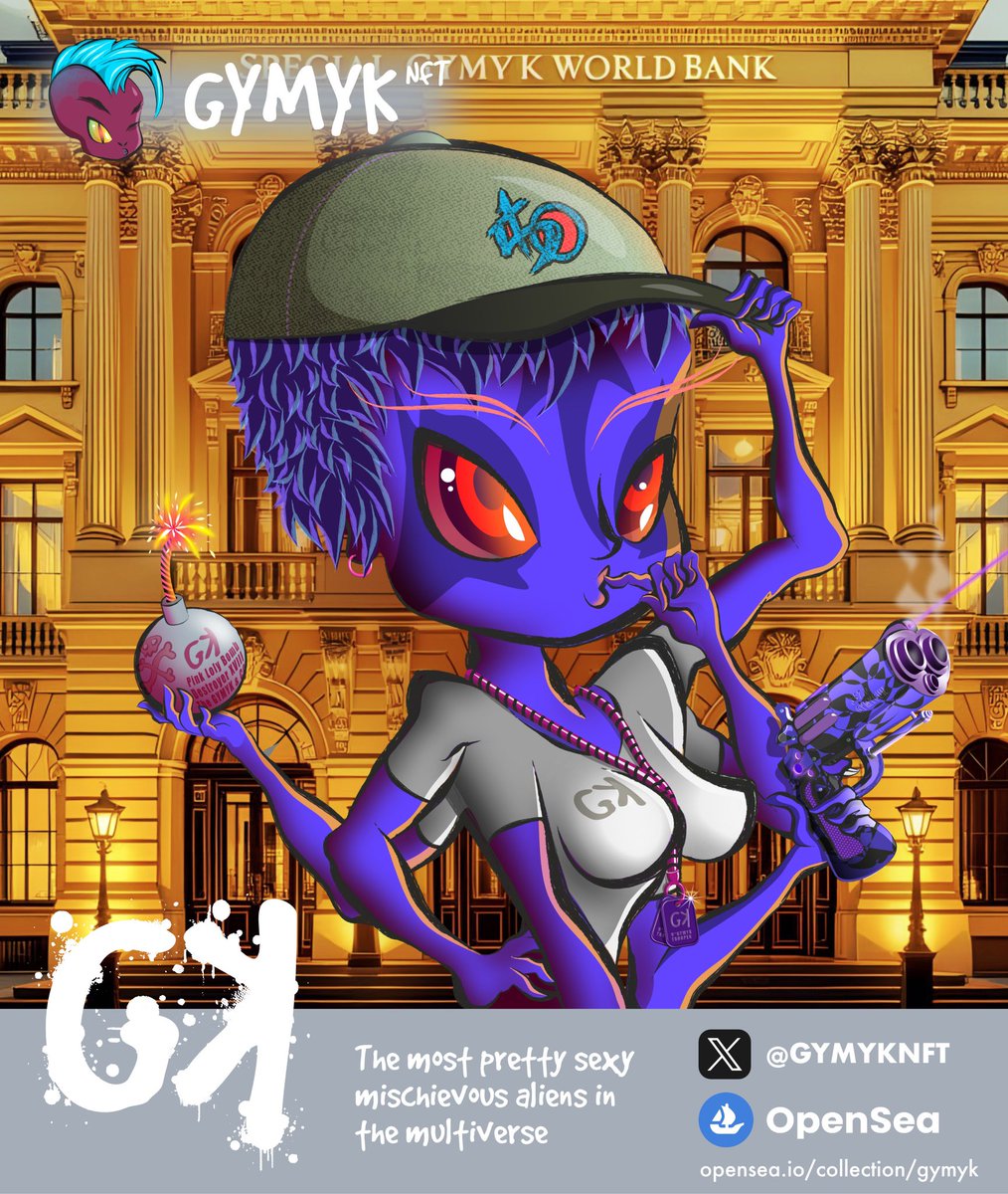 Hp24224664's tweet image. 🔥AUCTION START🔥

Surprise !!! The auction can start now🤩💯

The limited Gymyk Gun, the fantastic &apos;Queen of Burglars&apos; is avalaible for 24h!! Can you be in and save the Gymyk Worldbank! Cool 😁 

So click under and put your offer, start at 0.015eth!!🔥
opensea.io/item/polygon/0…