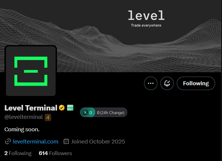HottieBabeGem's tweet image. Level Terminal ~ New Waitlist! @levelterminal 

A powerful trading terminal for prediction markets. Supported by Kalshi.

✅ Go to levelterminal.com
• Enter your Email 
• Submit 
• Done

✨ X Page: x.com/levelterminal
✨ Discord: discord.gg/VWWvjxZVTW

✍️ Stay…