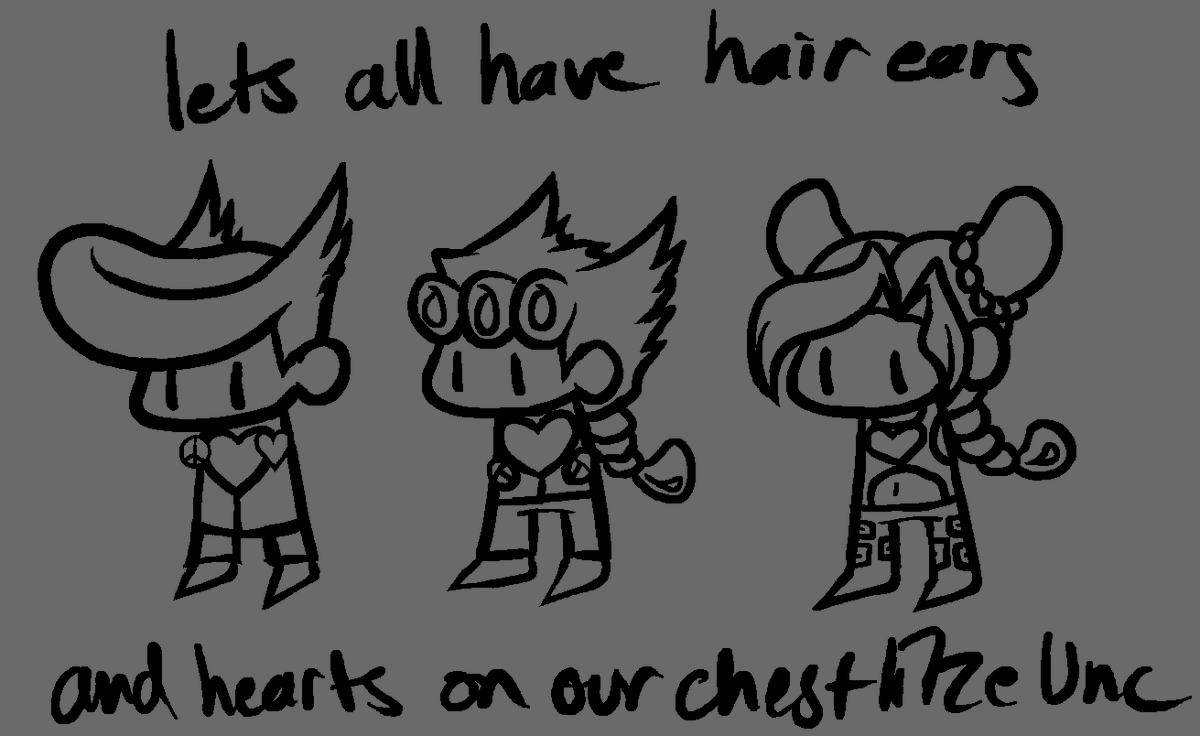 they all are matching despite never meeting each other 🥲