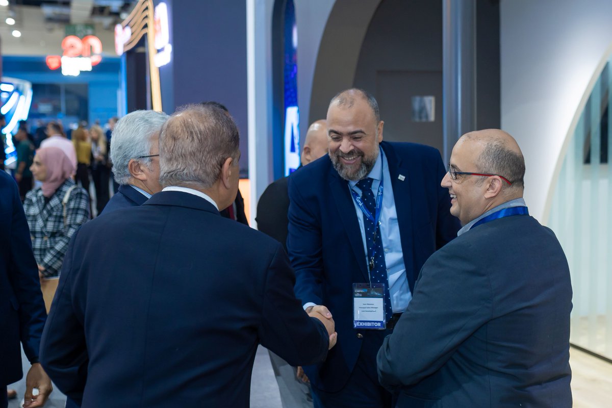 linkdevelopment's tweet image. #CAIRO_ICT2025_Highlights

We were honored to welcome H.E. Minister of Higher Education &amp;amp; Scientific Research, Dr. Ayman Ashour, accompanied by Mr. Ossama Kamel, Chairman of Trade Fairs International and distinguished media figure, during their visit to our booth on the first day…