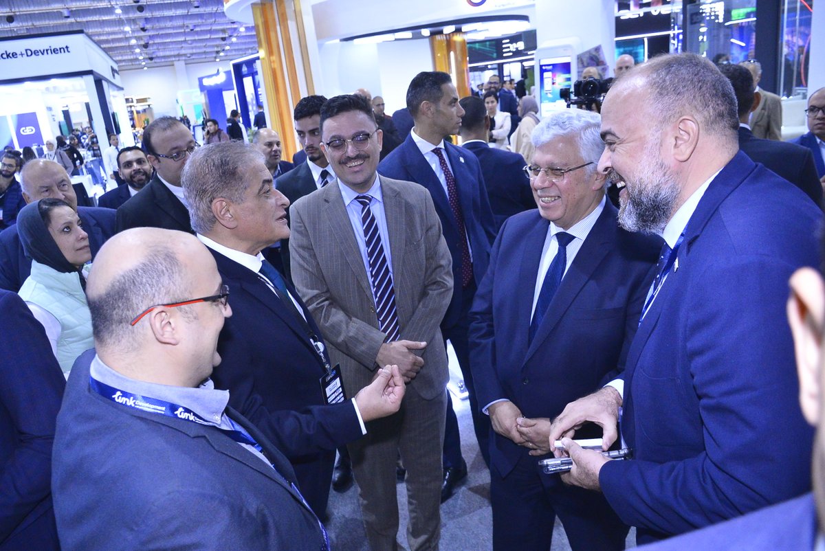 linkdevelopment's tweet image. #CAIRO_ICT2025_Highlights

We were honored to welcome H.E. Minister of Higher Education &amp;amp; Scientific Research, Dr. Ayman Ashour, accompanied by Mr. Ossama Kamel, Chairman of Trade Fairs International and distinguished media figure, during their visit to our booth on the first day…