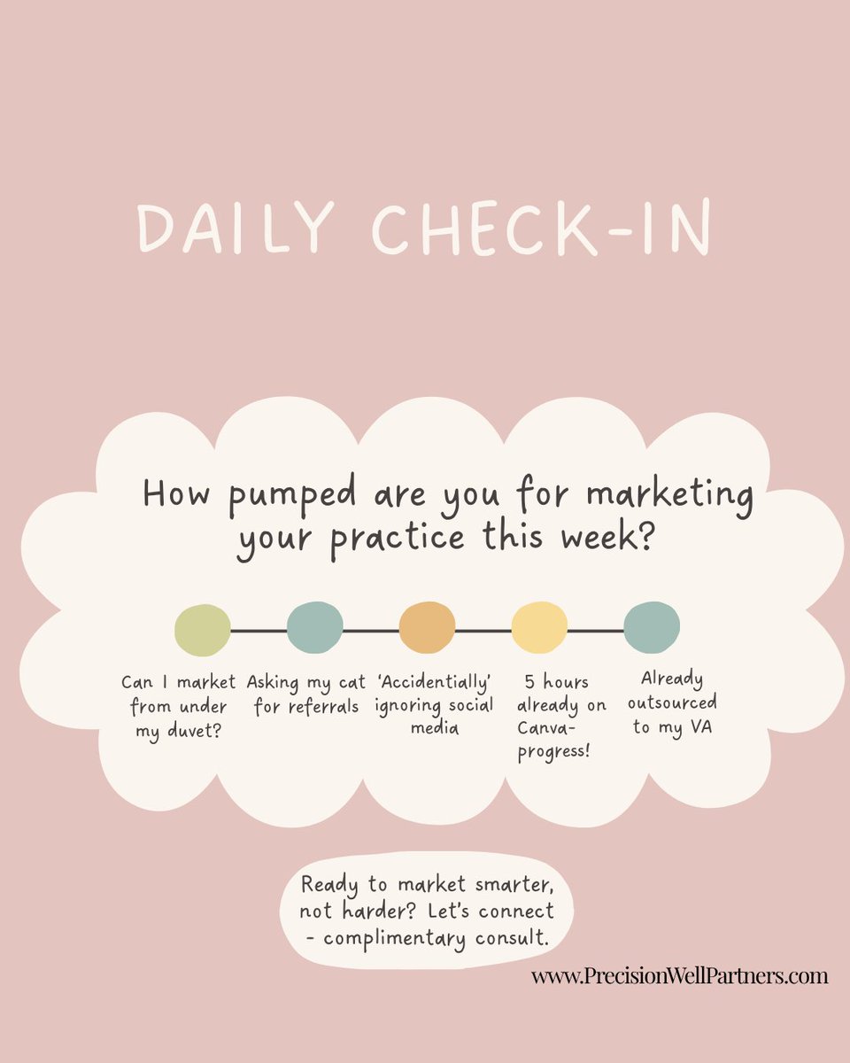 PrecisionWellP's tweet image. Scale &amp;amp; stay personal. Systems for growth. Social media support for therapists, mental health professionals &amp;amp; non-profits. DM! #SystemsThatScale #PracticeGrowth #MentalHealthBiz