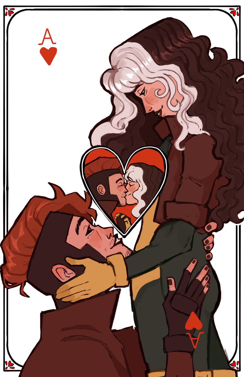 Rogue and Gambit my beautifull darlings ….