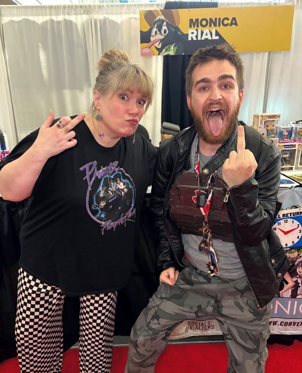 Matthew90493434's tweet photo. Top 4 famous people I met at @FANEXPOBoston (Aug 10 2025)

1. @Rialisms #Monicarial 

2. @XanderMobussVO #XanderMobus

3. @quiethandfilms #Giancarloesposito

4. @GregBaldwinIroh #Gregbaldwin https://t.co/aegguZZaoa