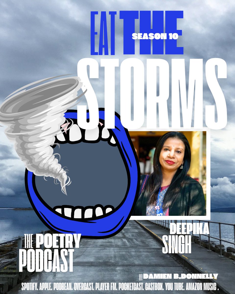 EatTheStorms's tweet photo. The new episode is out and about with Merril D. Smith, Hua Ai, Trisha Norton and Deepika Singh!! 

@Spotify link
https://t.co/8Jod4r7MGY https://t.co/2G9d0mhhl5