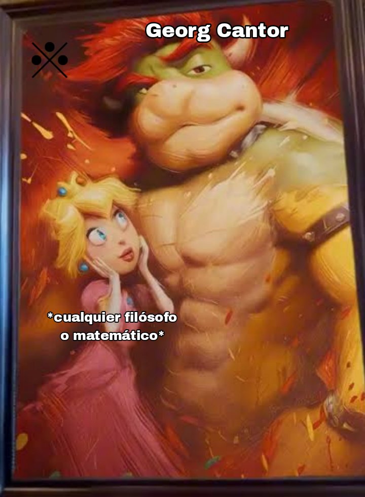 Tqm mucho, Cantor. La teoría de conjuntos y nosotros no te merecemos. 👌🏻😭😭😭🩷