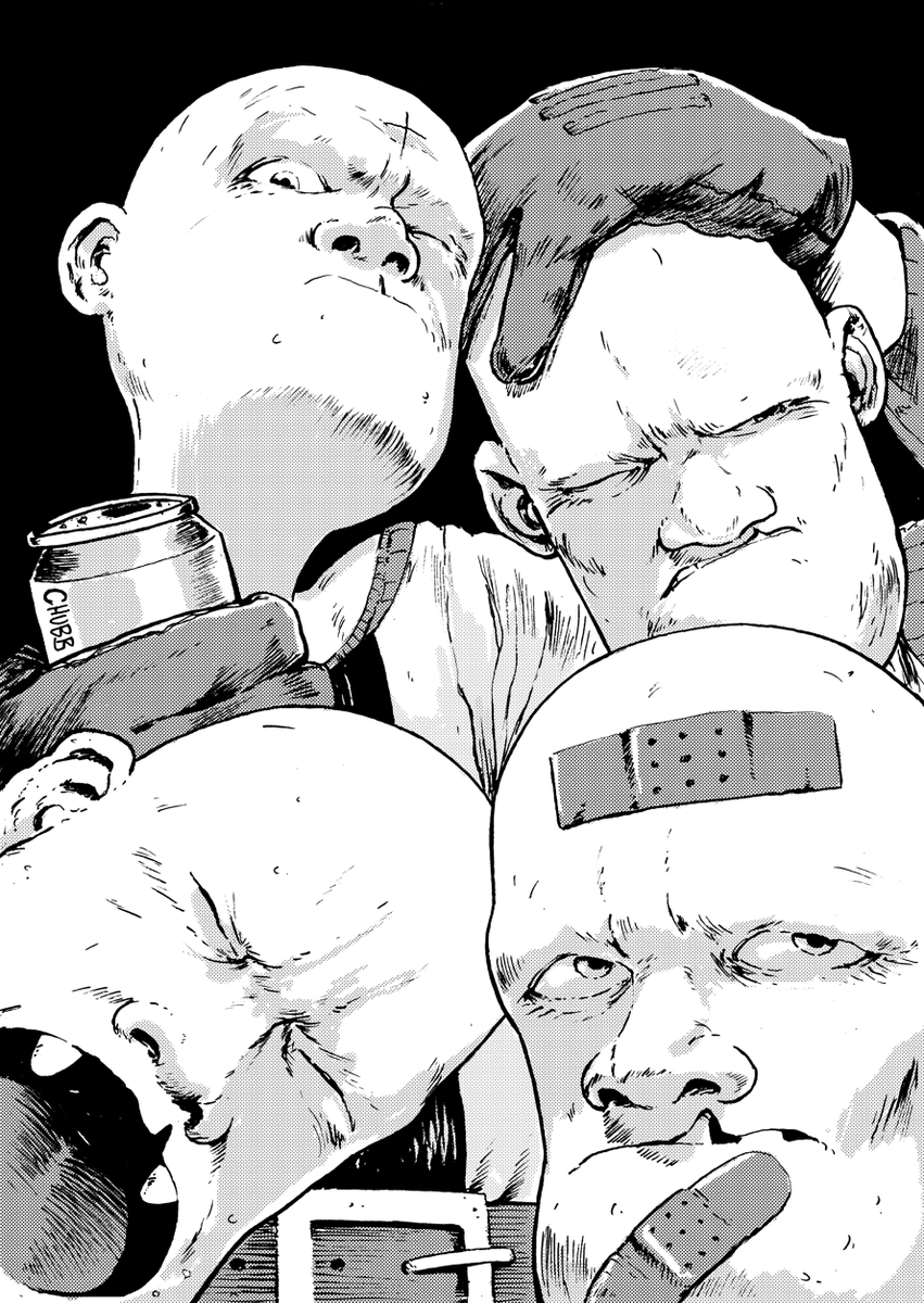 "We came to smash everything and ruin your life.
God sent us." 
#MaryBoys #comics #indiecomic #Britishcomic #catholic #skinhead #Oi #punk
