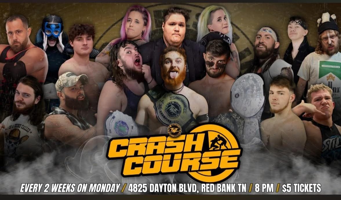 Tomorrow Night

TWE Presents Crash Course 73
 Tickets on sale now!

twechattanooga.square.site