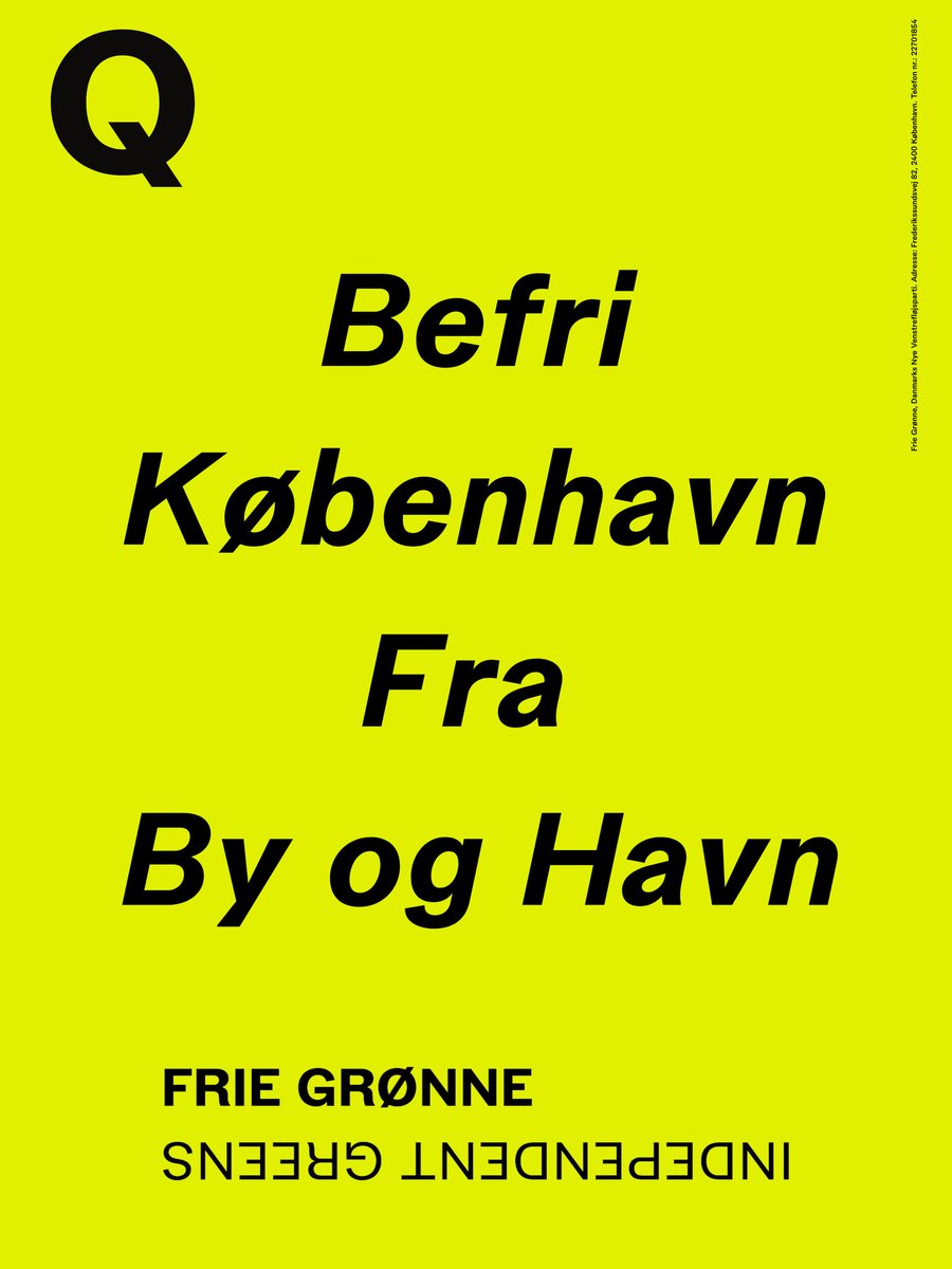 Frie Grønne, Danmarks Nye Venstrefløjsparti tweet media